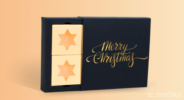 Adventskalender mit 4 Türchen 2 Variationen