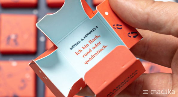 Adventskalender Faltschachtel