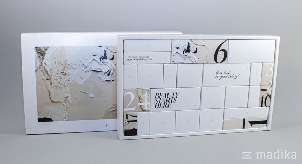 Adventskalender XXL für Kosmetikprodukte