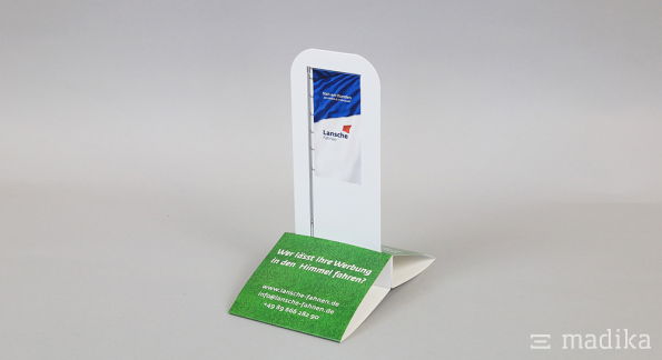 Aufziehaufsteller bedruckt