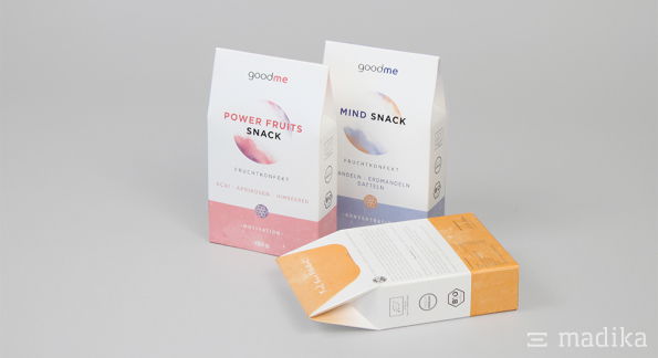 Beutelschachteln für Snacks