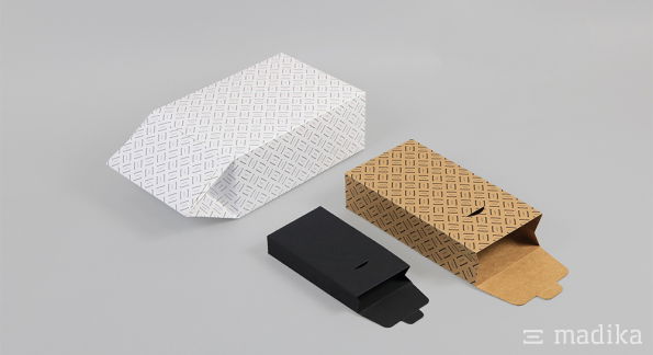 Beutelschachteln liegend