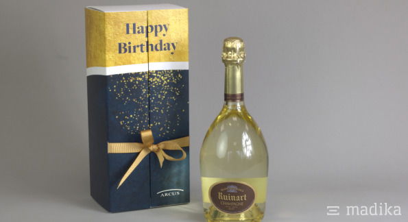 Champagner Verpackung Kundenbeispiel