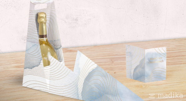 Champagner Verpackung Pyramide