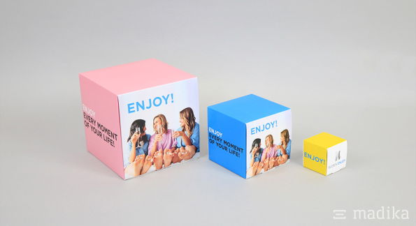 Dekowürfel unterschiedliche Größen