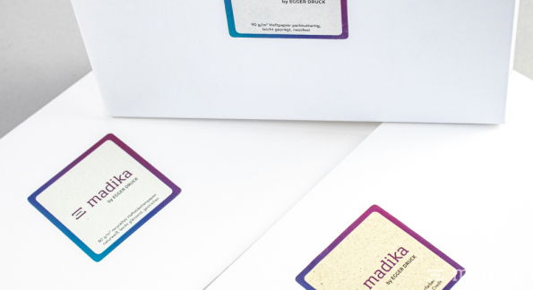 Bedruckte Etiketten Variationen