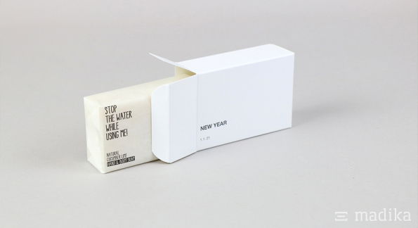 Faltschachtel für Seife