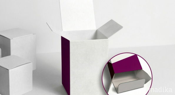 Fefco 0210 Faltkarton mit gleichseitigen Einstecklaschen