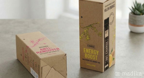 Bedruckter FEFCO 0713 Faltkarton Automatikboden