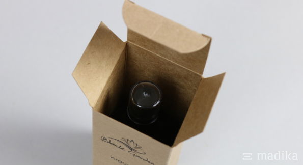 Flaschenverpackung braun