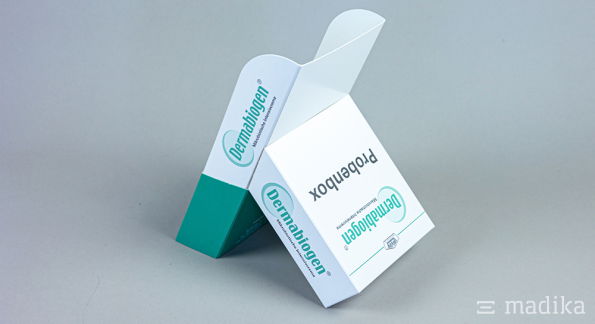 Flyerständer stehend Rückseite