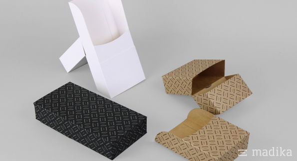 Flyerständer mit Deckelstütze