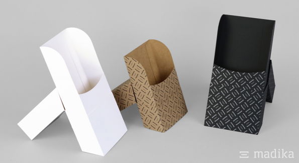 Flyerständer mit Deckelstütze