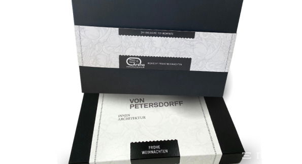 Adventskalender mit indidivualisierter Banderole