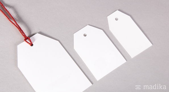 Geschenkanhänger eckig