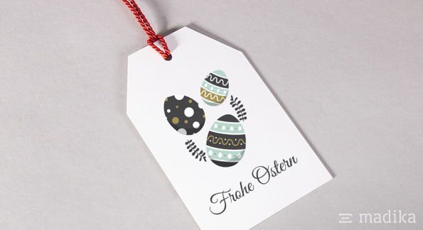 Geschenkanhänger Ostern saisonal
