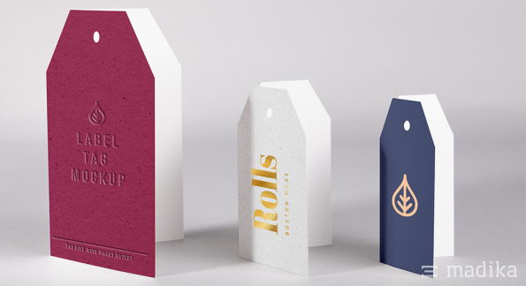 Geschenkanhänger einseitig bedruckt