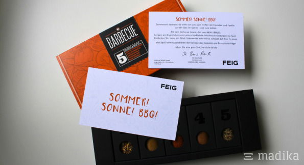 Gewürzset mit Grußkarte