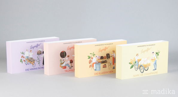 Bedruckte Banderolen mehrere Sorten