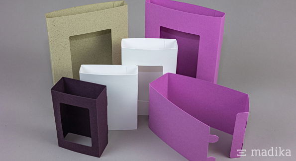 Karton-Banderolen Varianten zum Stecken