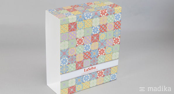 Bedruckte Banderole buntes Muster