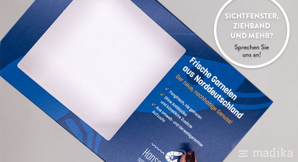 Banderole mit Sichtfenster