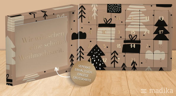 Klapp Adentskalender mit 24 Schachteln Klapp Adentskalender mit 24 Schachteln