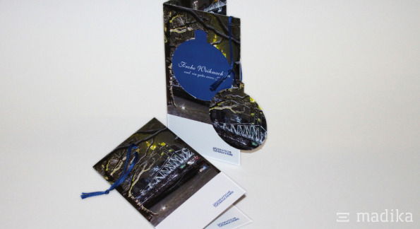 Weihnachts Klappkarten individuell bedrucken