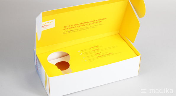 Klappschachtel mit Inlay