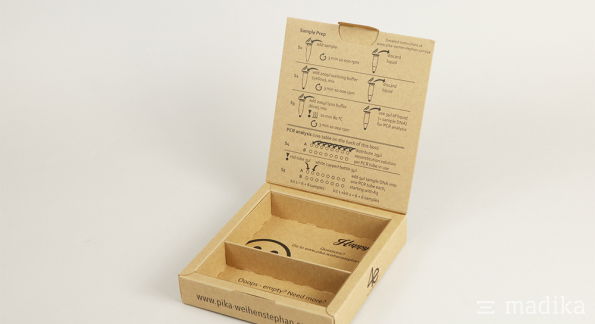 Klappschachtel mit Inlay