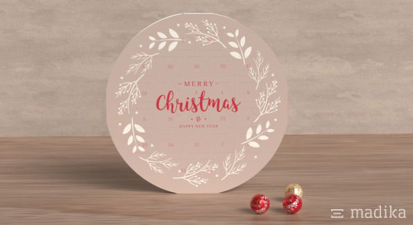 Lindt Adventskalender rund