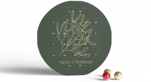 Lindt Adventskalender rund