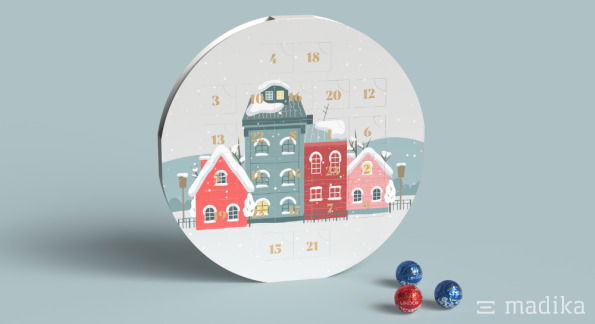 Lindt Adventskalender rund