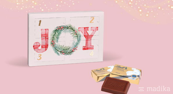 Lindt Mini Adventskalender mit 4 Türchen Lindt Mini Adventskalender mit 4 Türchen