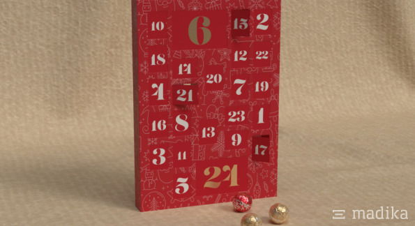 Lindt Wand Adventskalender Lindt Wand Adventskalender