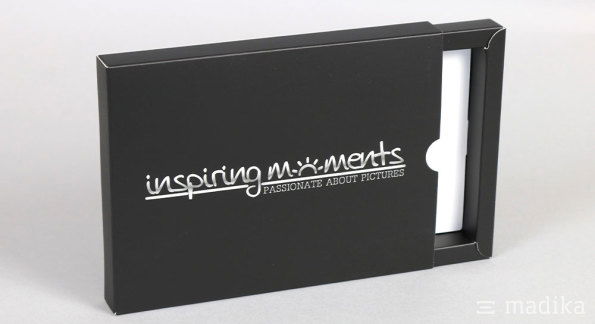 Schiebeschachtel Hohlwand geschlossen schwarz