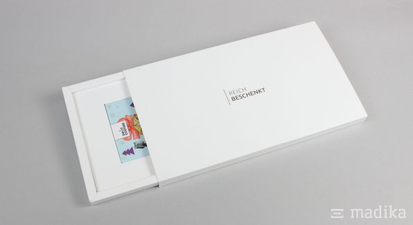 Schiebeschachtel Gutschein Weihnachten