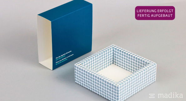 Schiebeschachtel Hohlwand offen