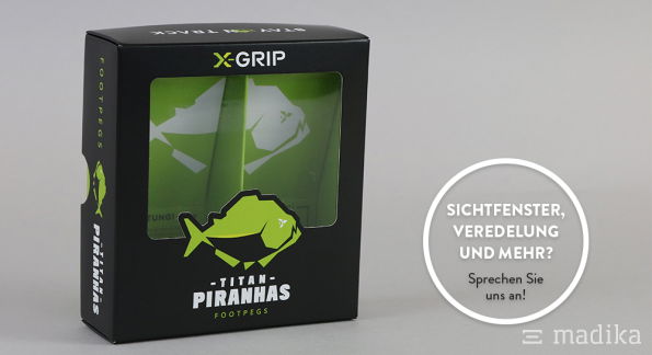 Stülpschachteln gekrempelt Sichtfenster