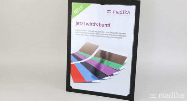 Thekenaufsteller aus Karton