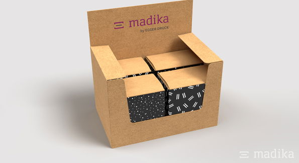 Thekendisplay Braunkarton