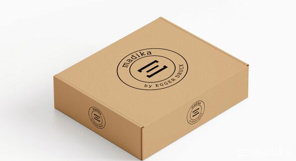 Versandkarton schwarze Bedruckung