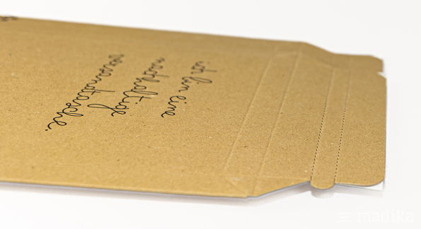 Versandtasche Detail Versandtasche Detail