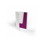 Präsentationsmappen geklebt Hochformat - Visitenkartenformat 10 mm