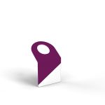 Flaschenanhänger klassisch schmal - klein - 65 x 131 mm