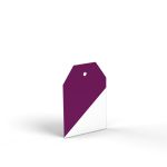 Geschenkanhänger 2-seitig Geschenkanhänger 2-seitig eckig