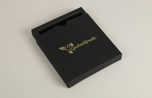 Schiebeschachtel mit Hohlwand Geschenkfreude