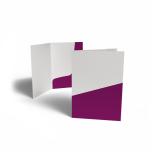 Präsentationsmappen geklebt Hochformat - Visitenkartenformat