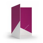 Kartenhalter Standard - Hochformat Eckschlitz