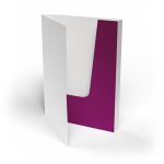 Präsentationsmappen geklebt Hochformat - DIN A4 10 mm